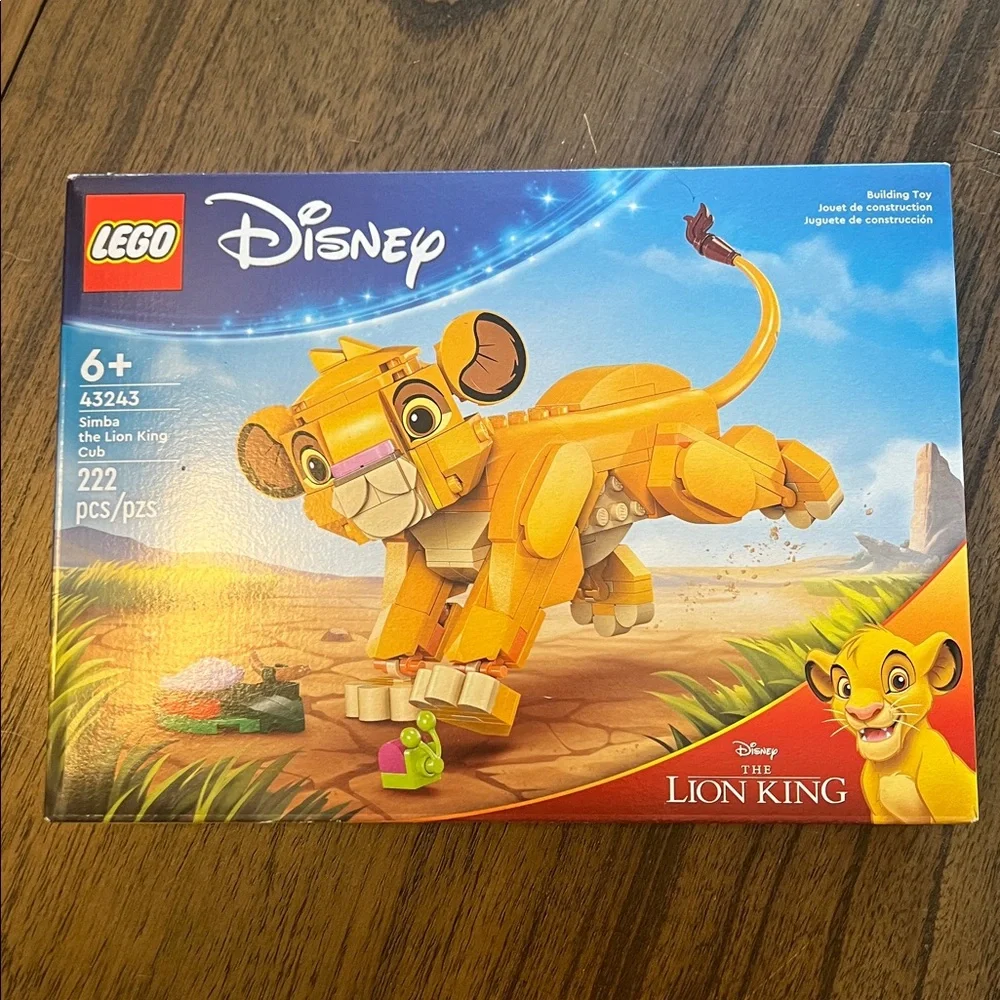 LEGO Disney Simba The Lion King Cub Building Set 43243 NWT 222 Pieces Ages 6+